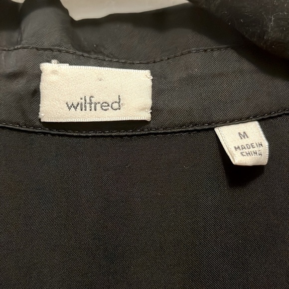 Aritzia Wilfred Satin Tie Blouse - Picture 5 of 7